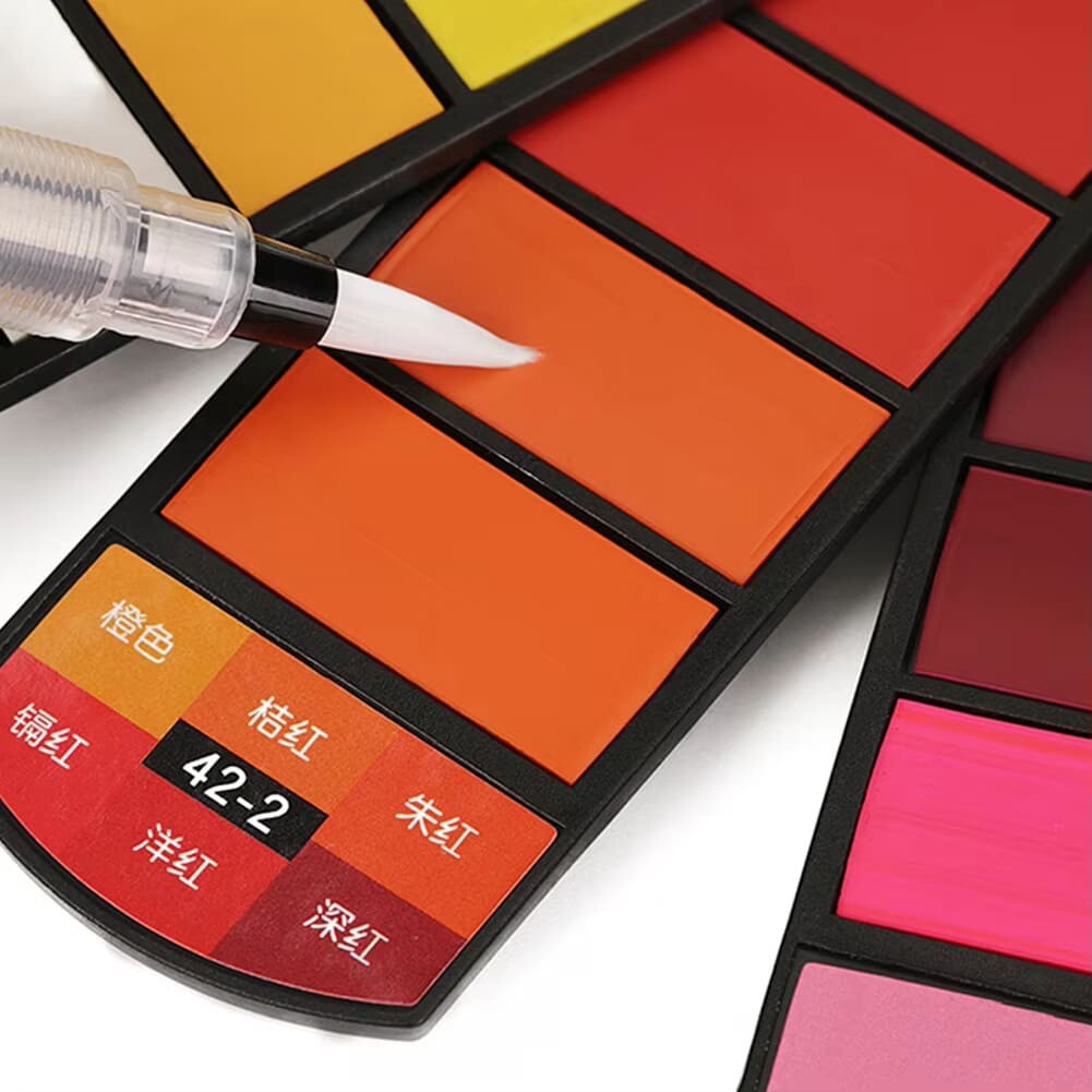 Liquidation Sale -  Pocket-sized fan watercolor set
