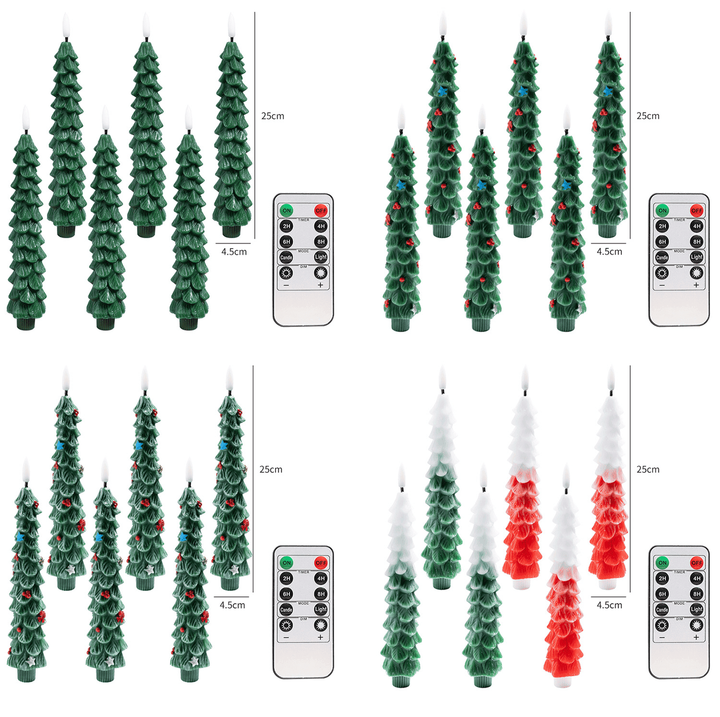 Xmas Promo 38% Off - Flamless Christmas Tree Candles