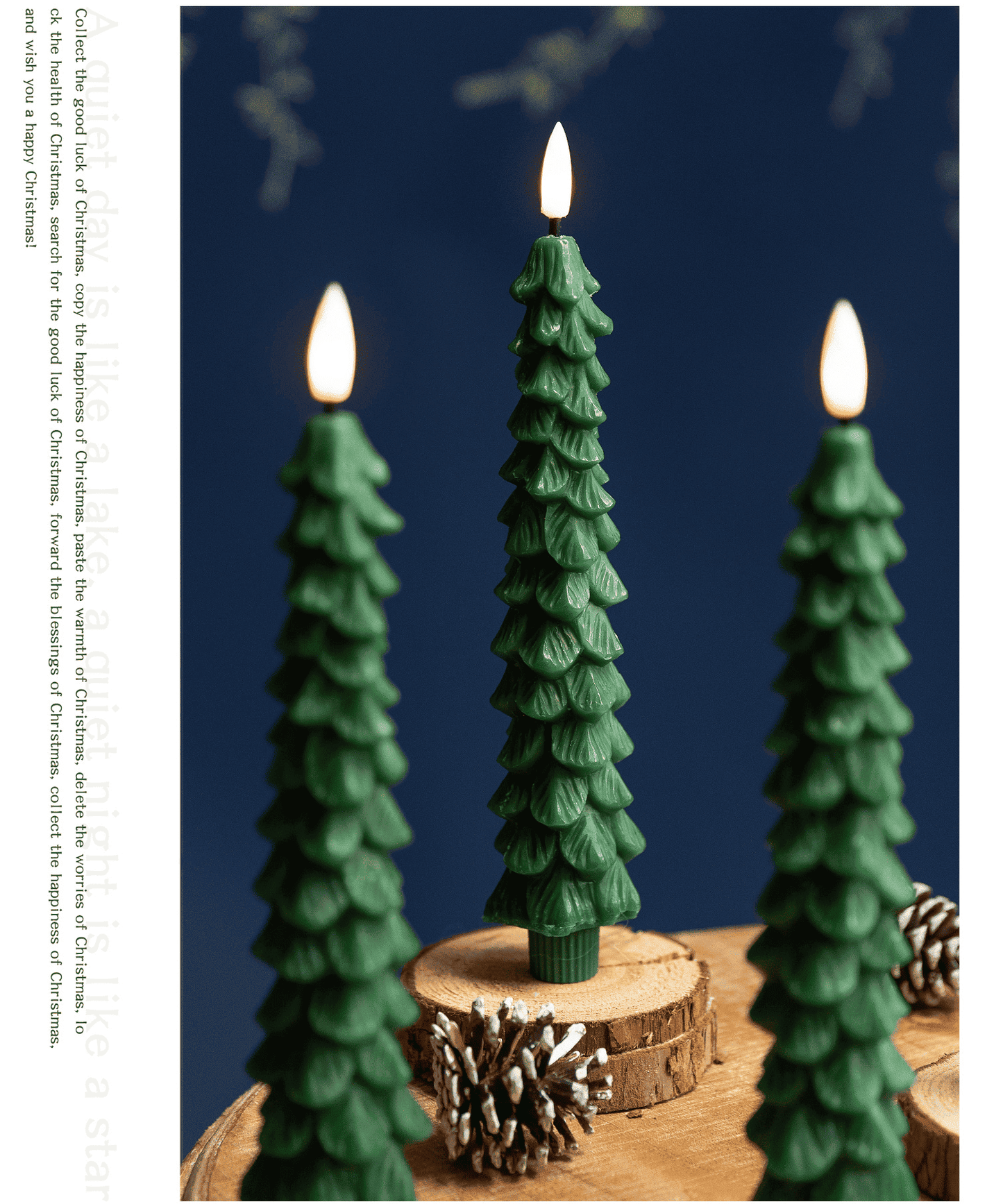 Xmas Promo 38% Off - Flamless Christmas Tree Candles