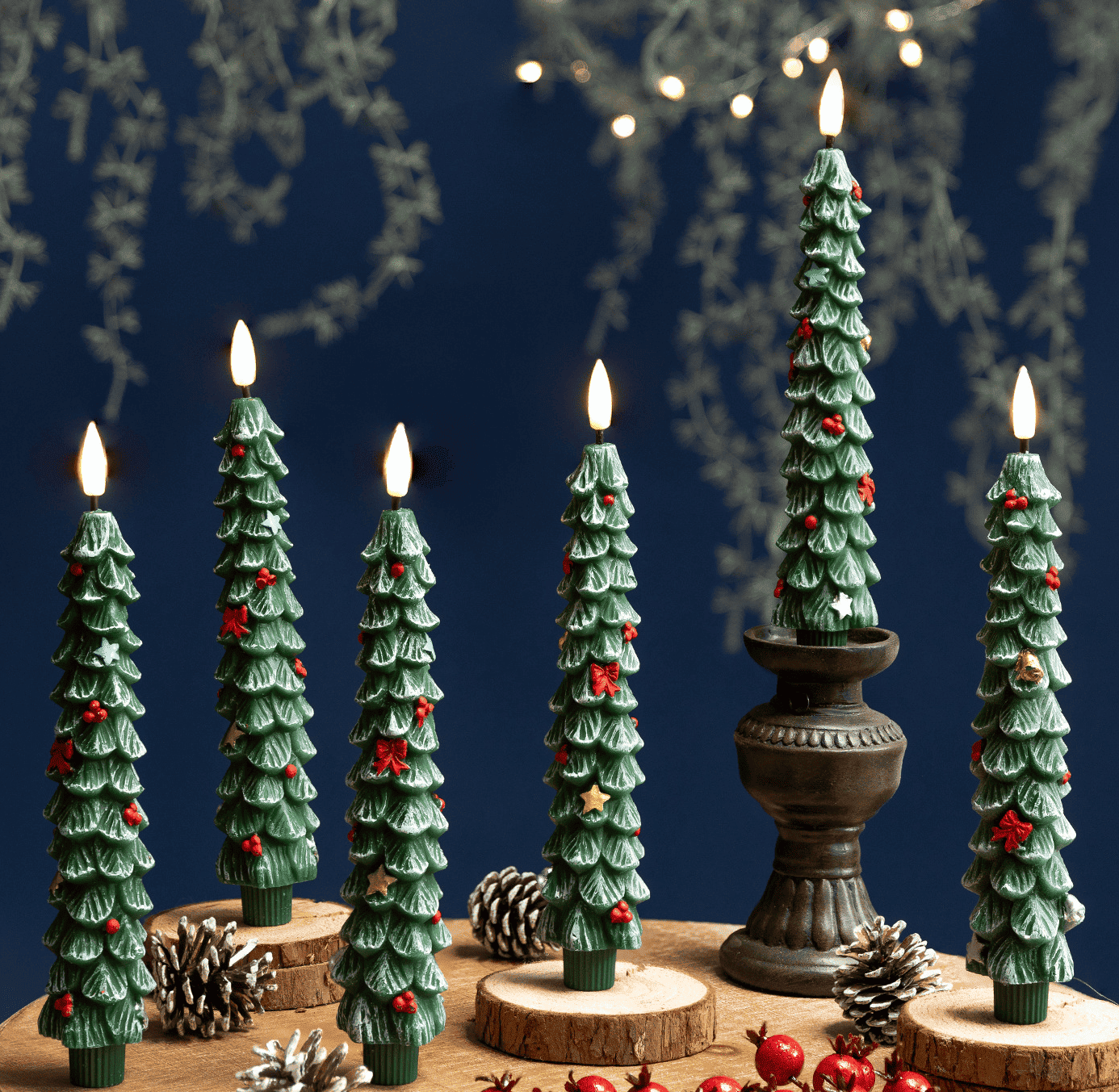 Xmas Promo 38% Off - Flamless Christmas Tree Candles