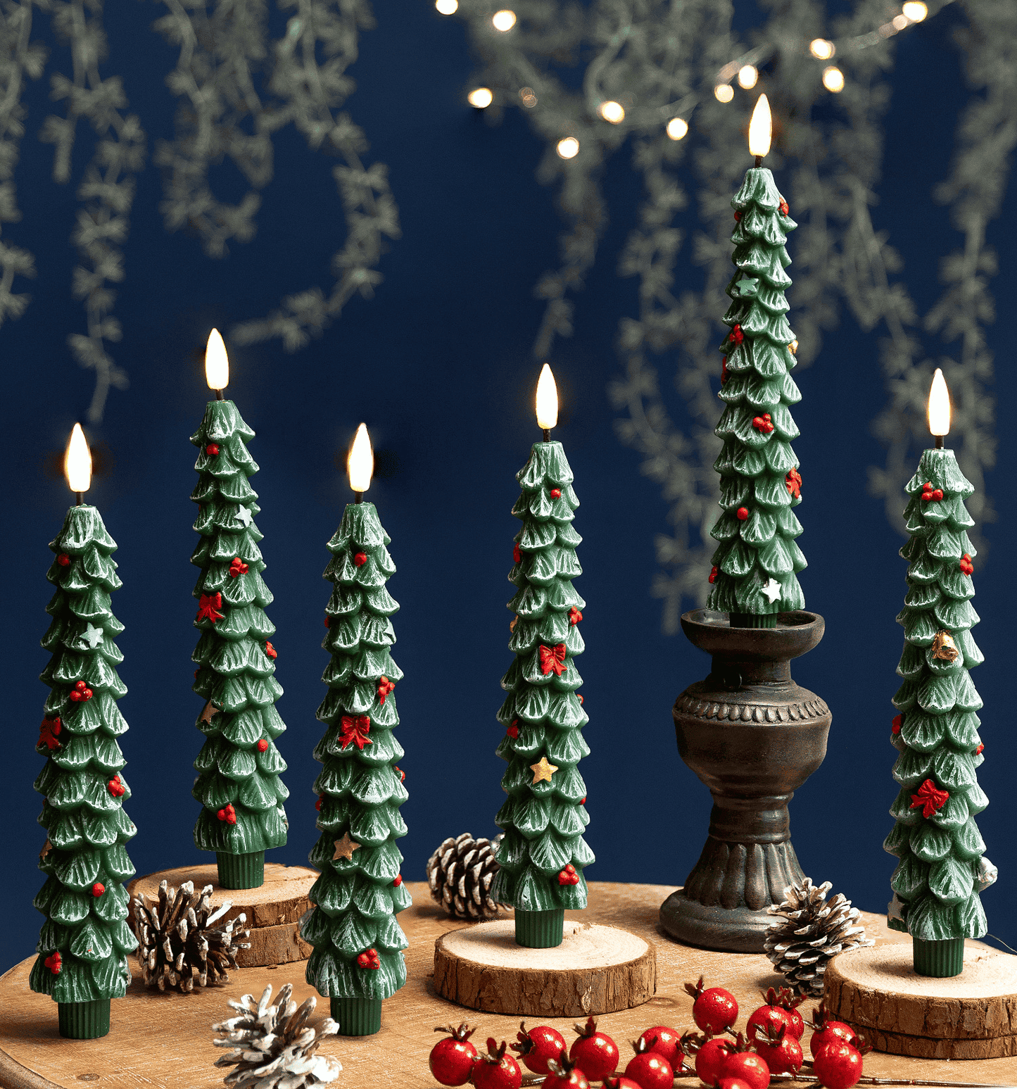 Xmas Promo 38% Off - Flamless Christmas Tree Candles