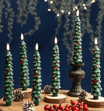 Xmas Promo 38% Off - Flamless Christmas Tree Candles