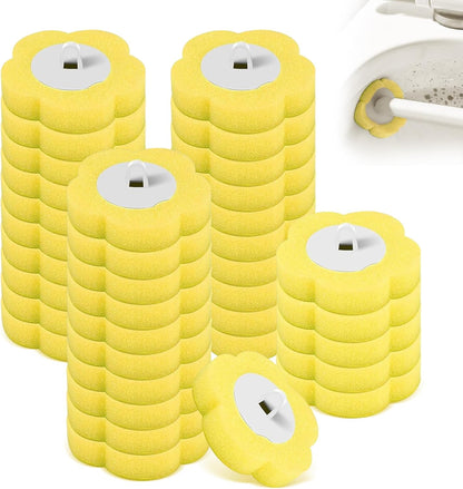 Hygienic & Convenient Disposable Toilet Brush Heads