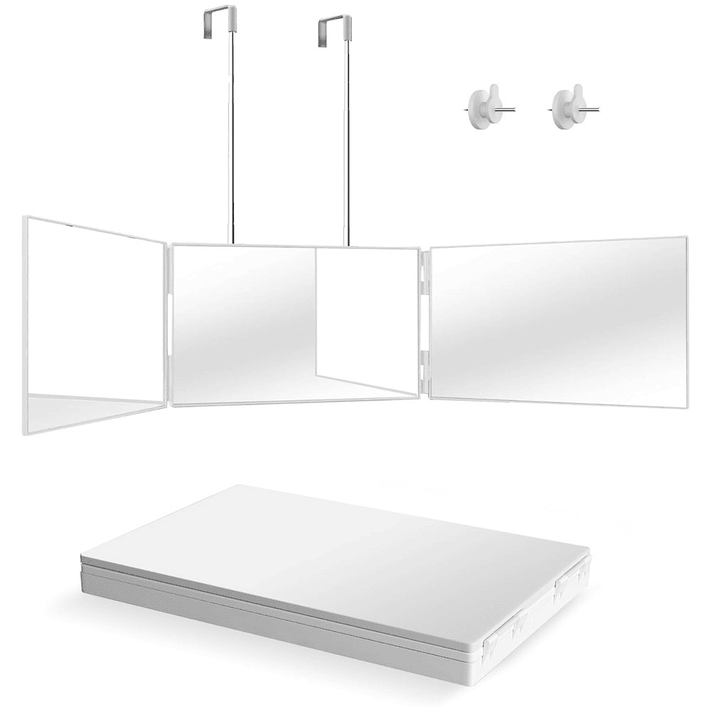 Limited Time Deal 26% OFF - 360° Viewing Mirror for Hair Cutting and Styling