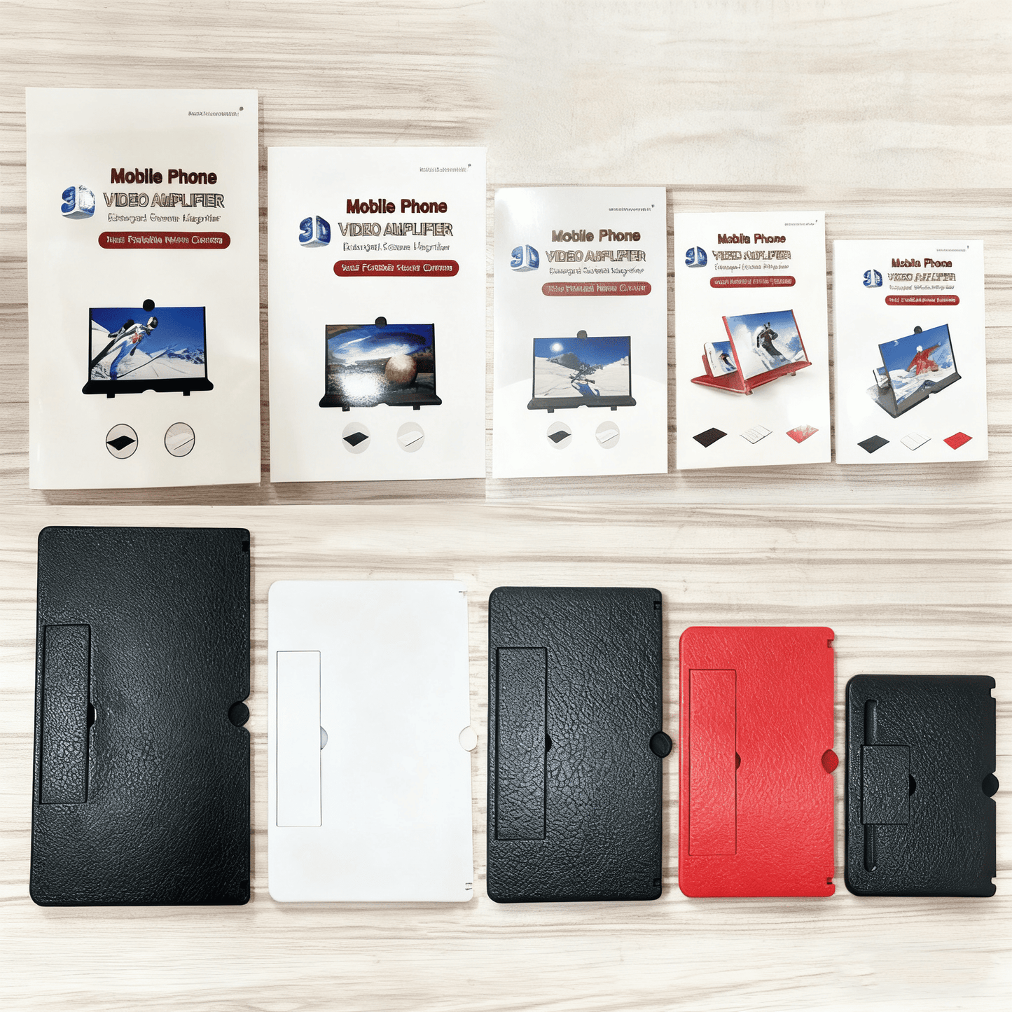 Mobile Phone Magnifier - Ultra-HD Screen Magnifier for Easy TV Viewing Orientation for Landscapes Use Eye Protection Full-Screen Mobile Phone Magnification