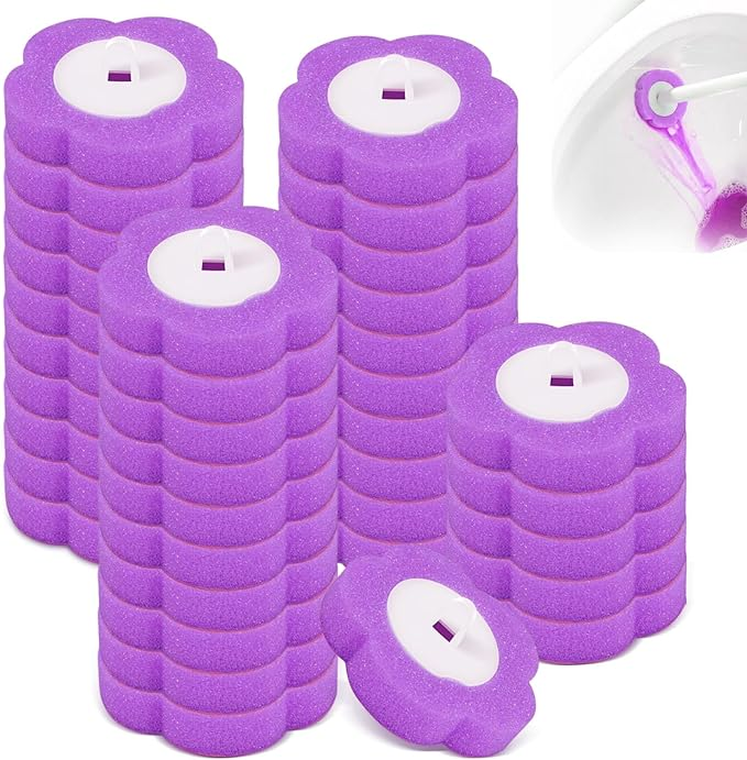 Hygienic & Convenient Disposable Toilet Brush Heads