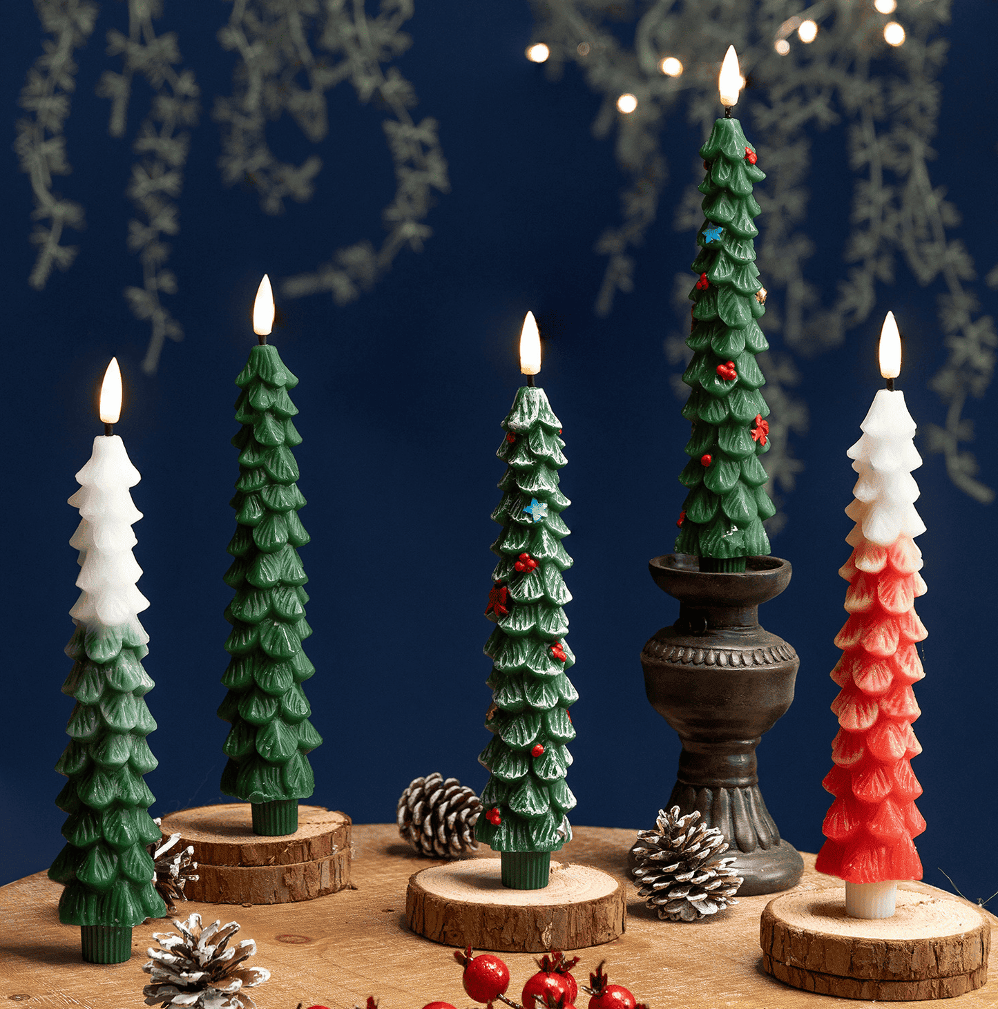 Xmas Promo 38% Off - Flamless Christmas Tree Candles