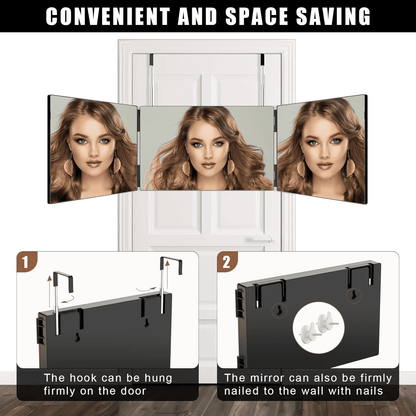 Limited Time Deal 26% OFF - 360° Viewing Mirror for Hair Cutting and Styling