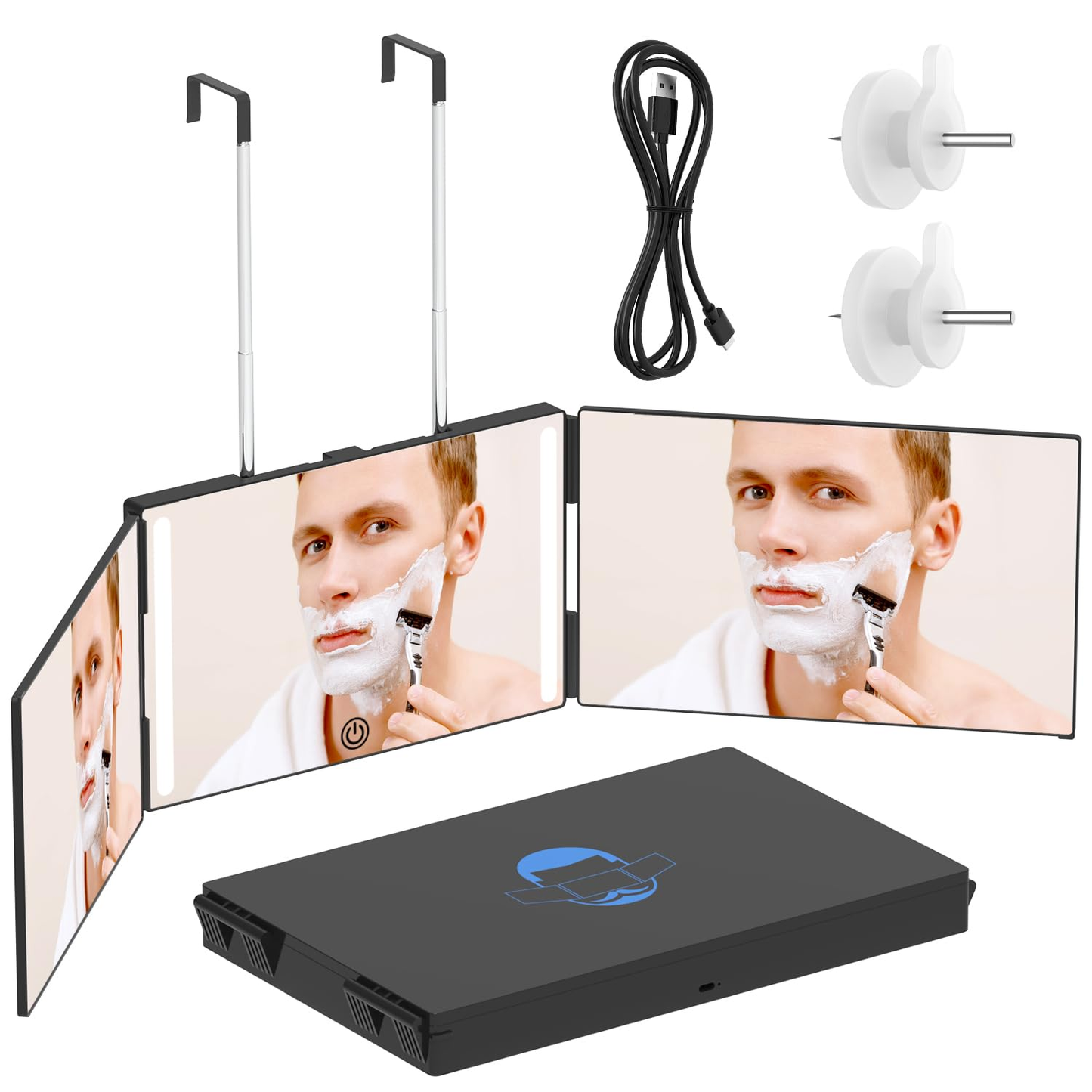 Limited Time Deal 26% OFF - 360° Viewing Mirror for Hair Cutting and Styling