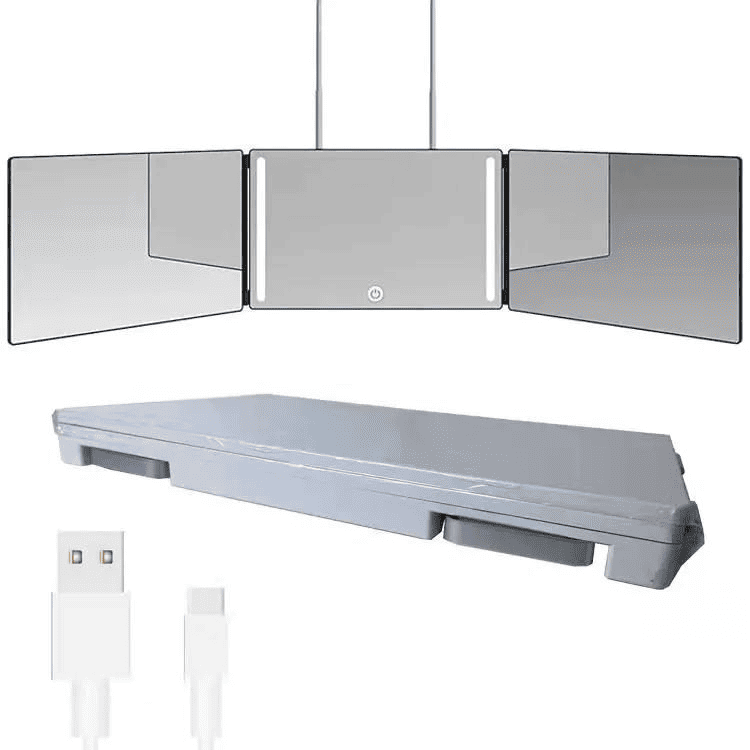 Limited Time Deal 26% OFF - 360° Viewing Mirror for Hair Cutting and Styling