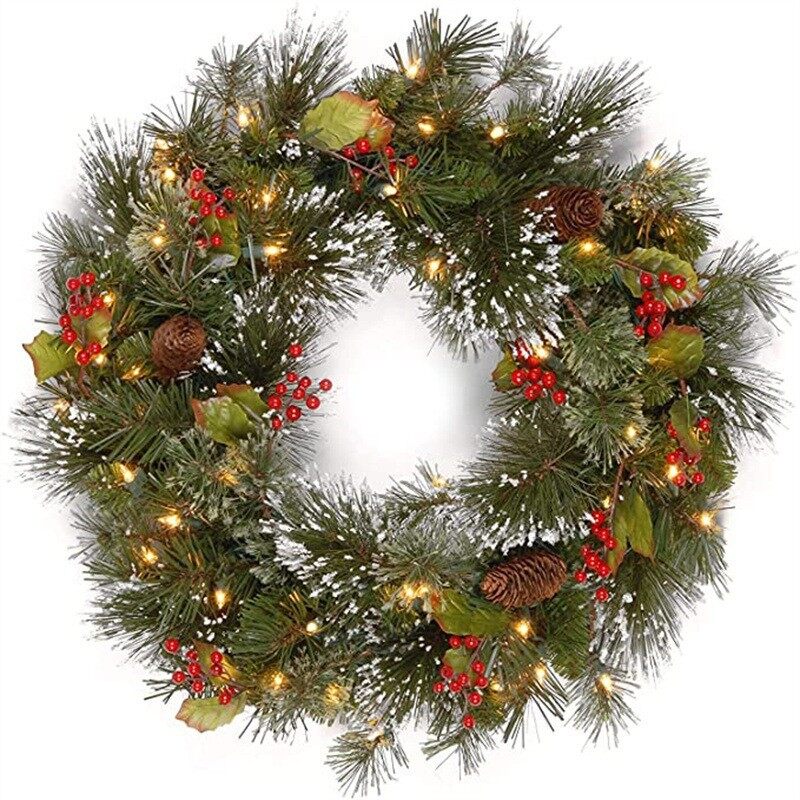 Early Bird Sale - Artificial Christmas Wreaths With Light