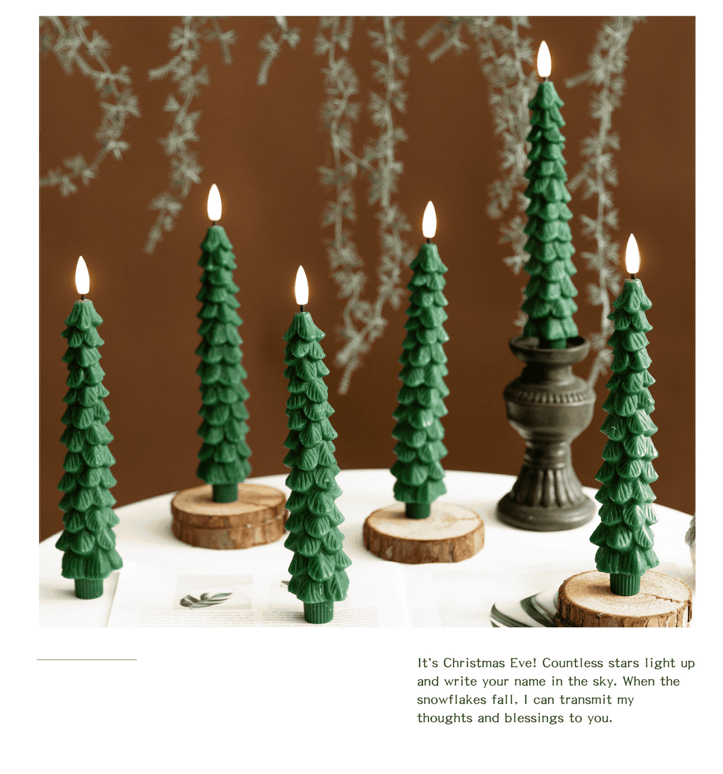 Xmas Promo 38% Off - Flamless Christmas Tree Candles
